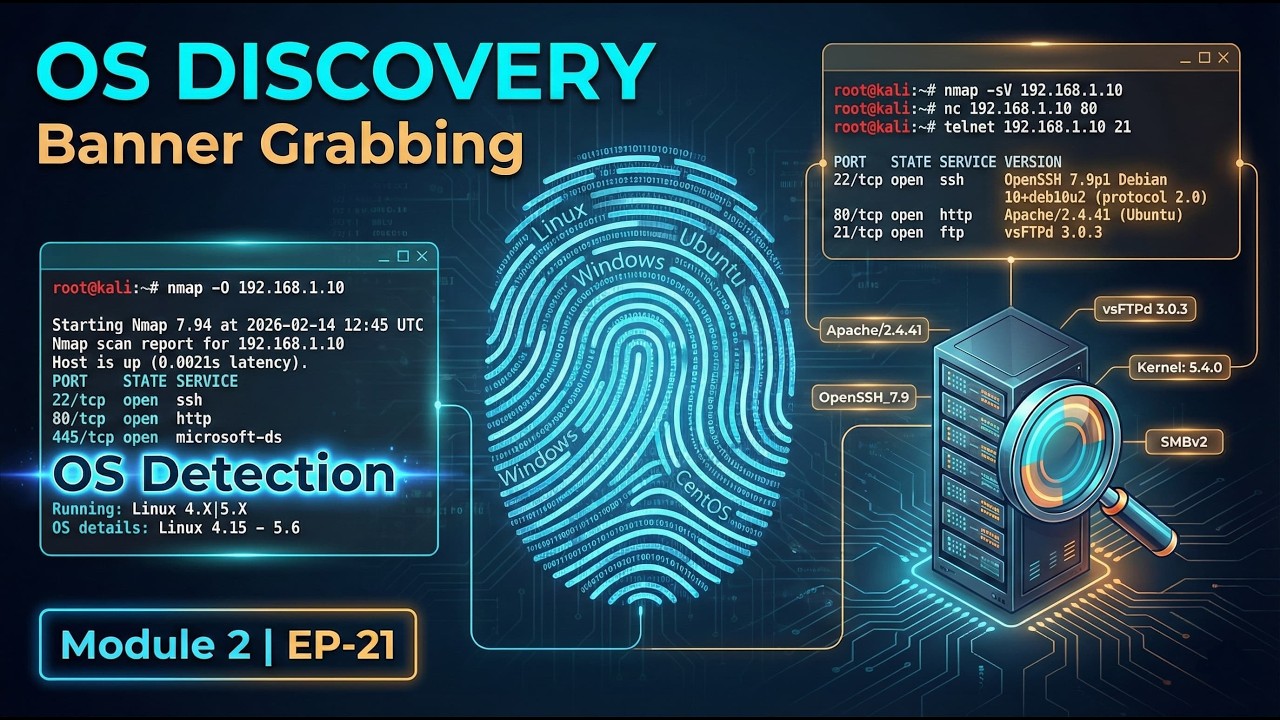 OS Discovery & Banner Grabbing Practical | Ethical Hacking (Hindi)