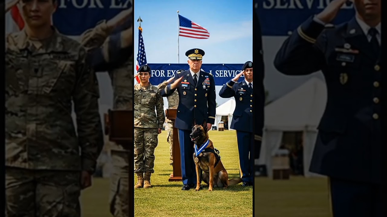 Hero Military K9 Honored with Medal 🇺🇸 | America&rsquo;s Bravest Dog Story