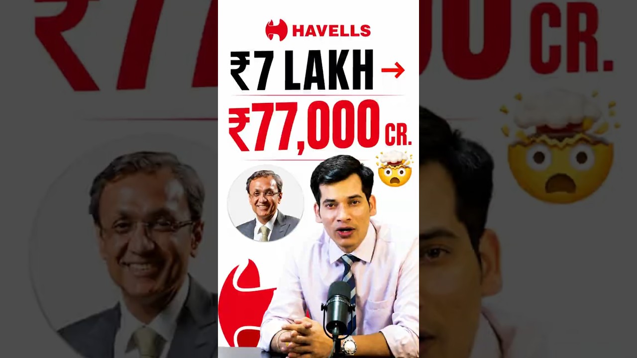 ₹7 लाख का रिस्क, ₹77,000 Cr का Empire 😱🔥 | Finance with SKT #fws #havells #skt