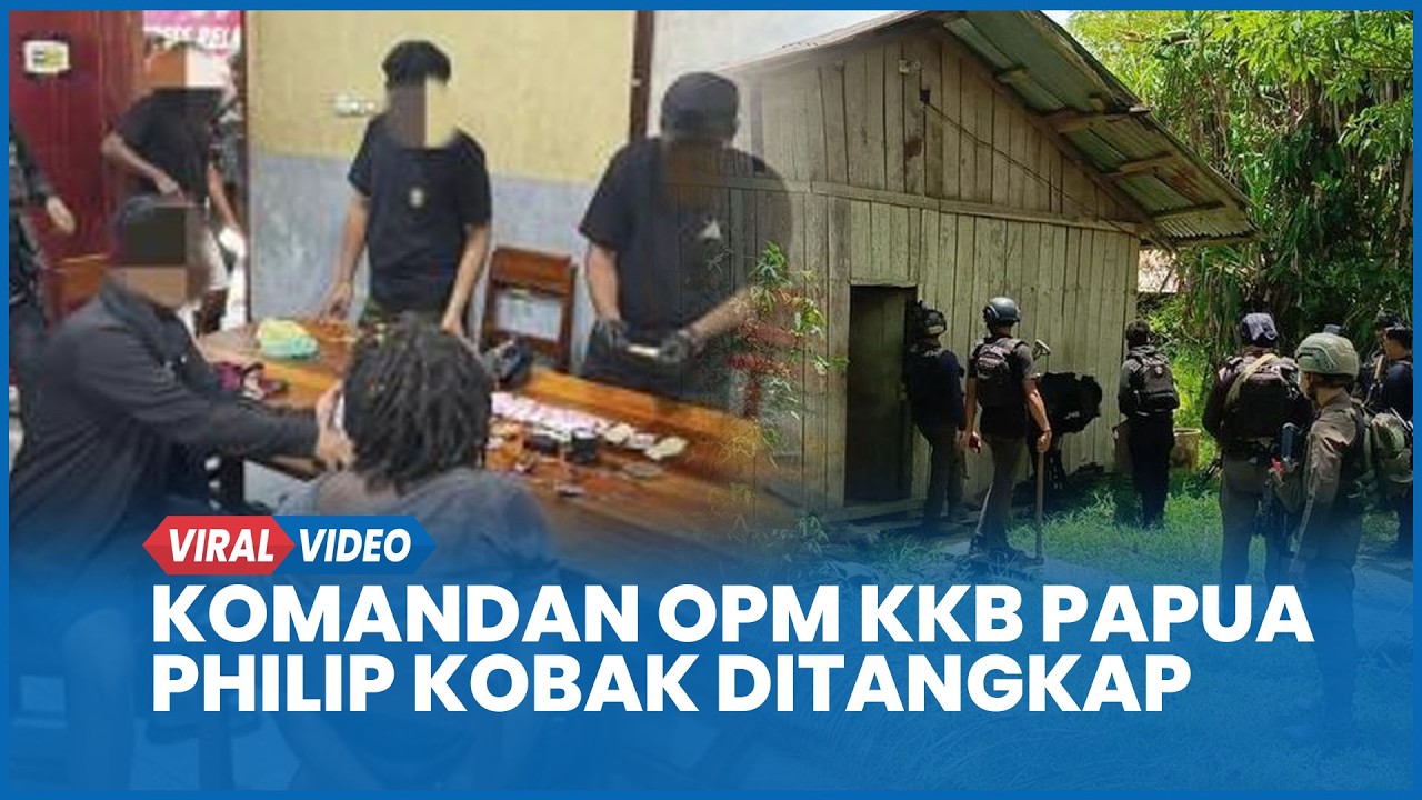 Detik-detik Satgas Cartenz Tangkap Komandan OPM KKB Papua Philip Kobak di Yahukimo