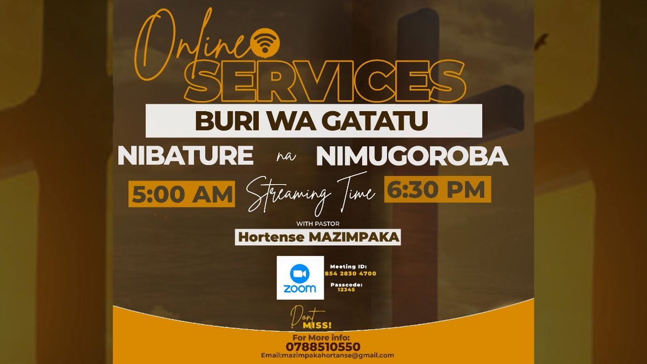 Hahirwa Uwizera ko ibyo yabwiwe n' uwiteka Imana bizasohora @sangwa serge​