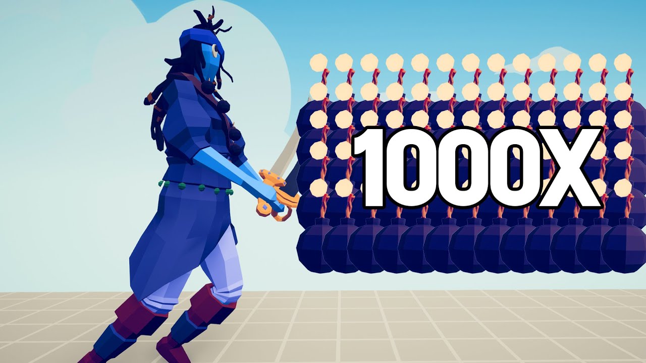 1000x BOMB THROWER vs EVERY UNIT - TABS Totally Accurate Battle Simulator