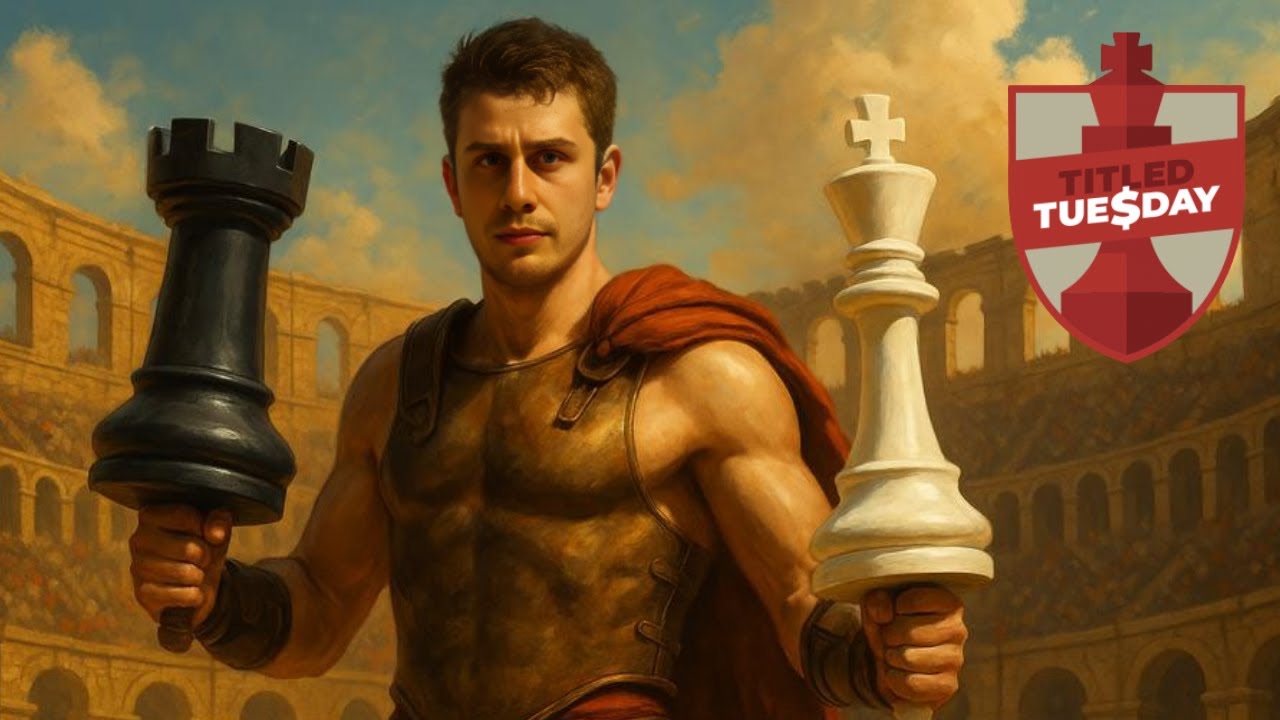 Titled Tuesday: Gladiátor Vojta drtí šachovou arénu!