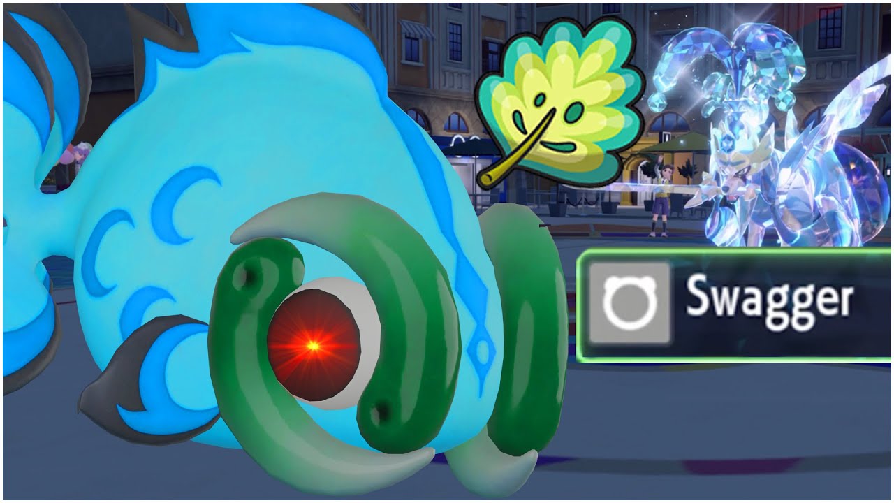 ЧИ-Ю РАЗГОН! Набор приёмов Shiny Chi Yu Swagger Mirror Herb Pokemon Scarlet and Violet WiFi Battle