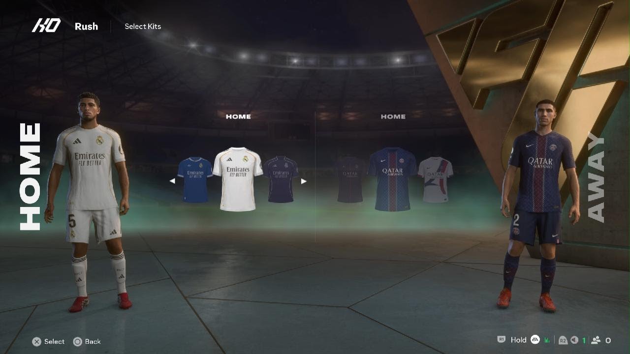 Real Madrid vs PSG 5vs5 rush match FC26🔥