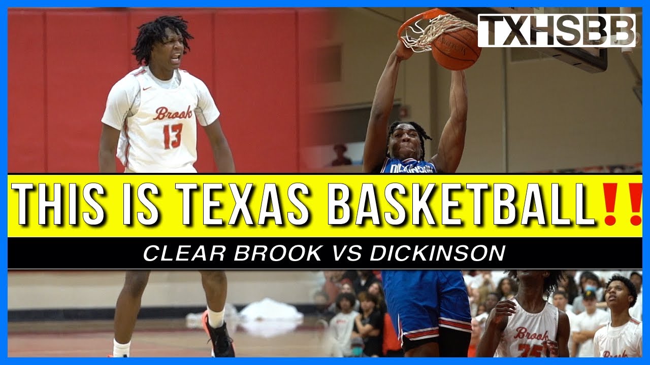 THIS IS TEXAS BASKETBALL 🔥 Clear Brook vs Dickinson PART 2