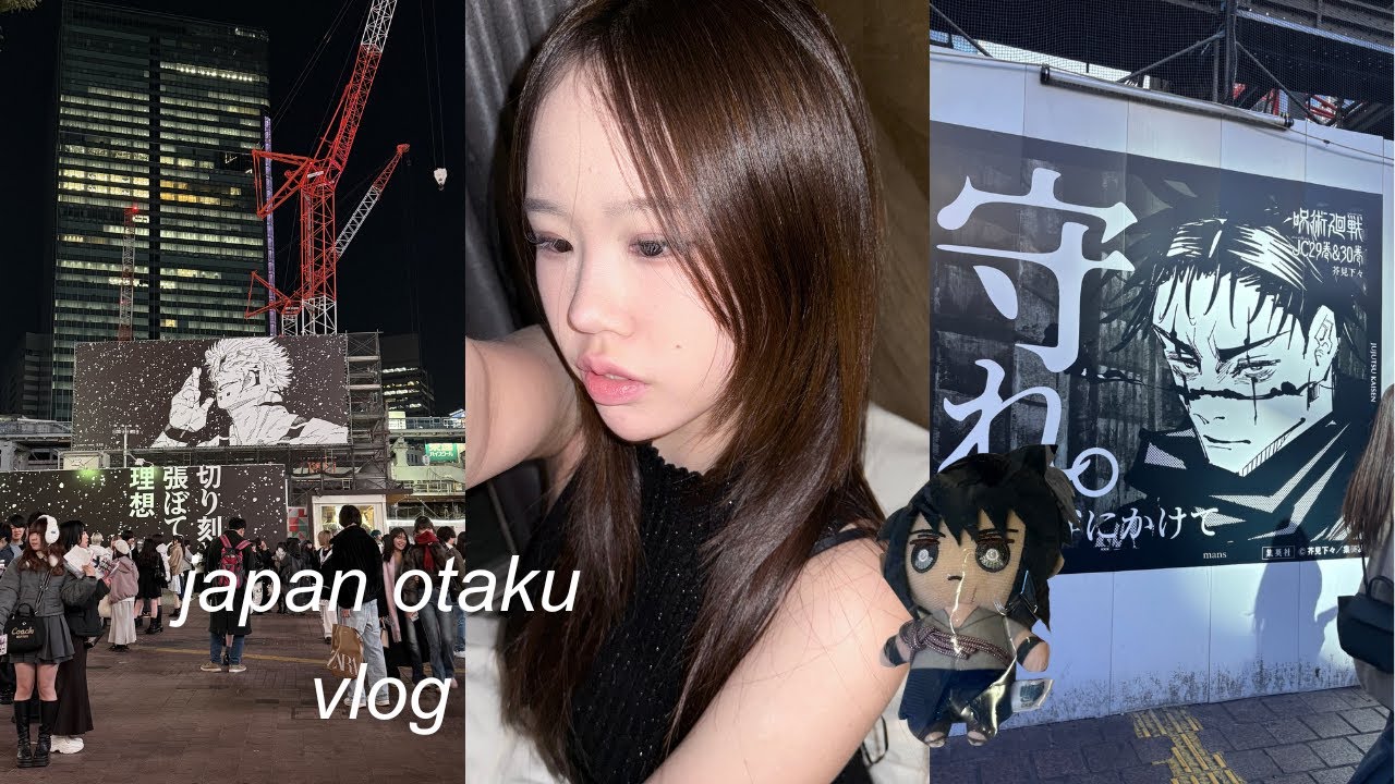 japan otaku vlog 🇯🇵 ikebukuro animate, manga, jjk, shinjuku kinokuniya, sunshine city, sanrio