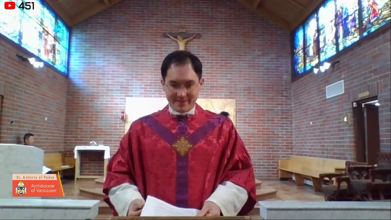 SUNDAY MASS Live! March 22, 2020 - St. Anthony of Padua | Vancouver