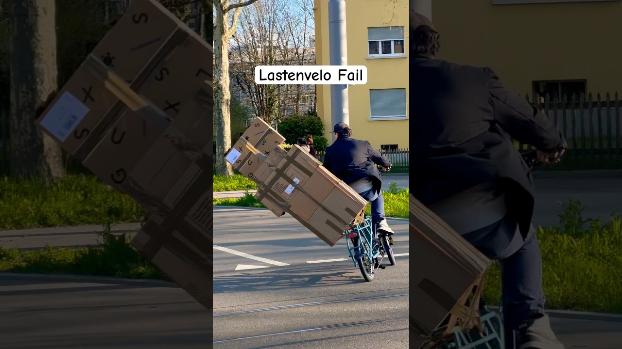 Bern, wo s’ Lastenvelo meh lade cha als es DHL-Depot. 