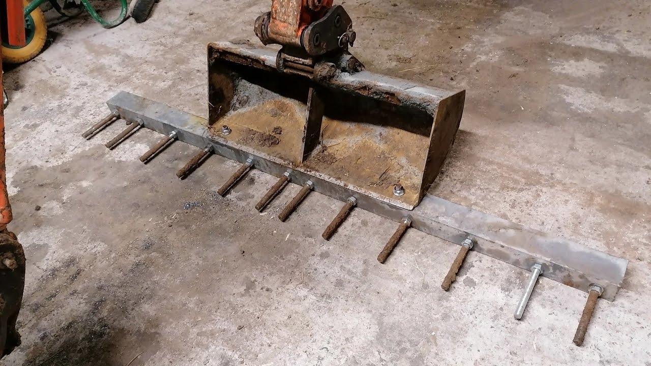 Homemade Digger Attachment Rake