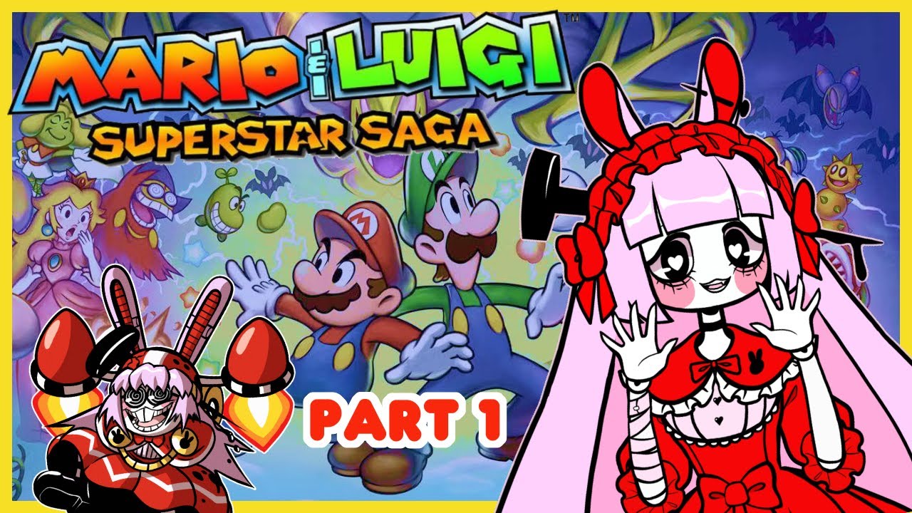 🍰♡ Haunted Doll Plays Mario & Luigi Super Star Saga! Part 1 ♡ Vtuber VOD ⋆˙⟡♡