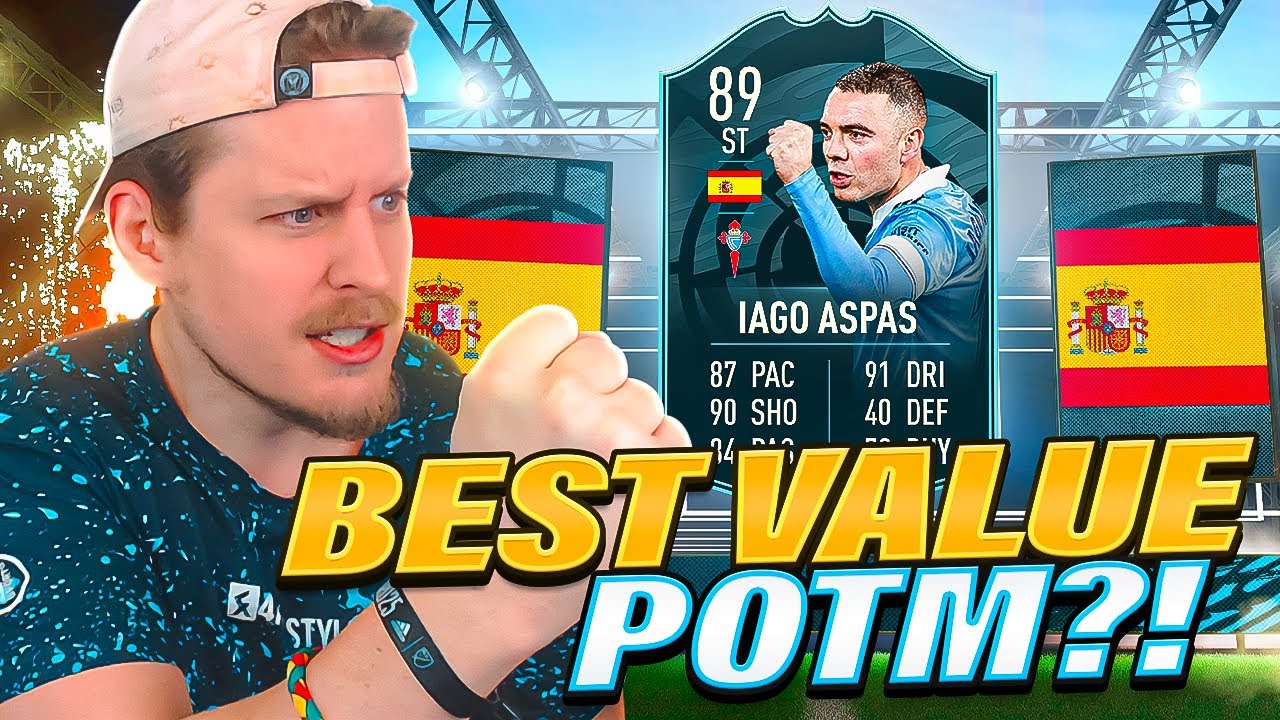 BEST VALUE POTM?! 89 POTM IAGO ASPAS PLAYER REVIEW! FIFA 21 Ultimate Team