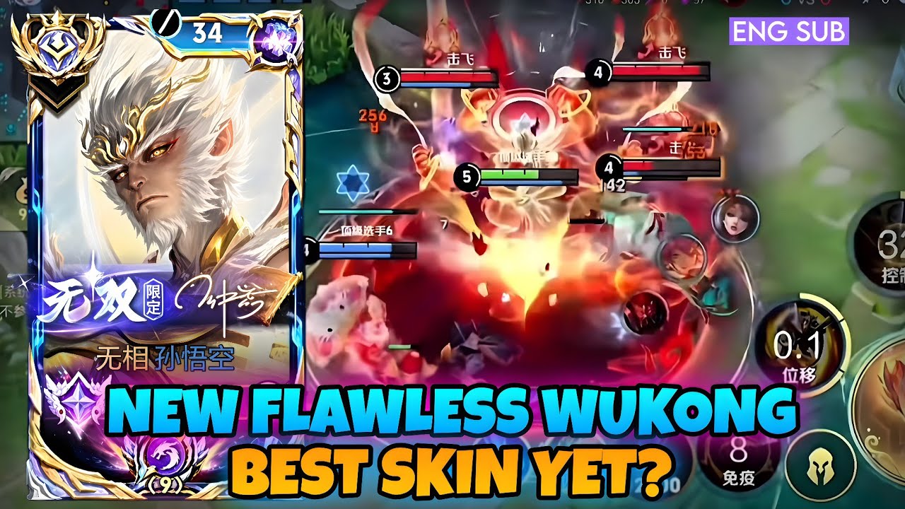 WUKONG FLAWLESS SKIN IS FINALLY HERE 🤩 | HONOR OF KINGS BEST WUKONG SKIN YET? 
