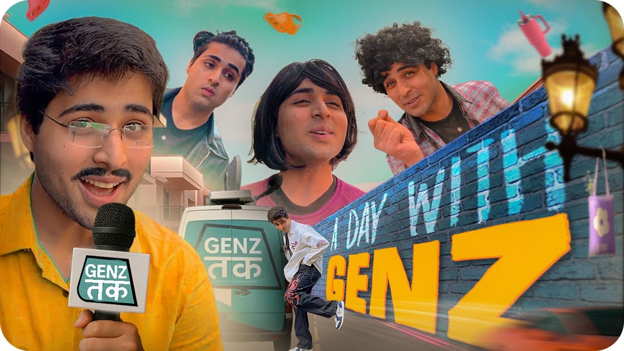 A DAY WITH GENZ KIDS😎 | Raj Grover | #ADayWithGenZKids 