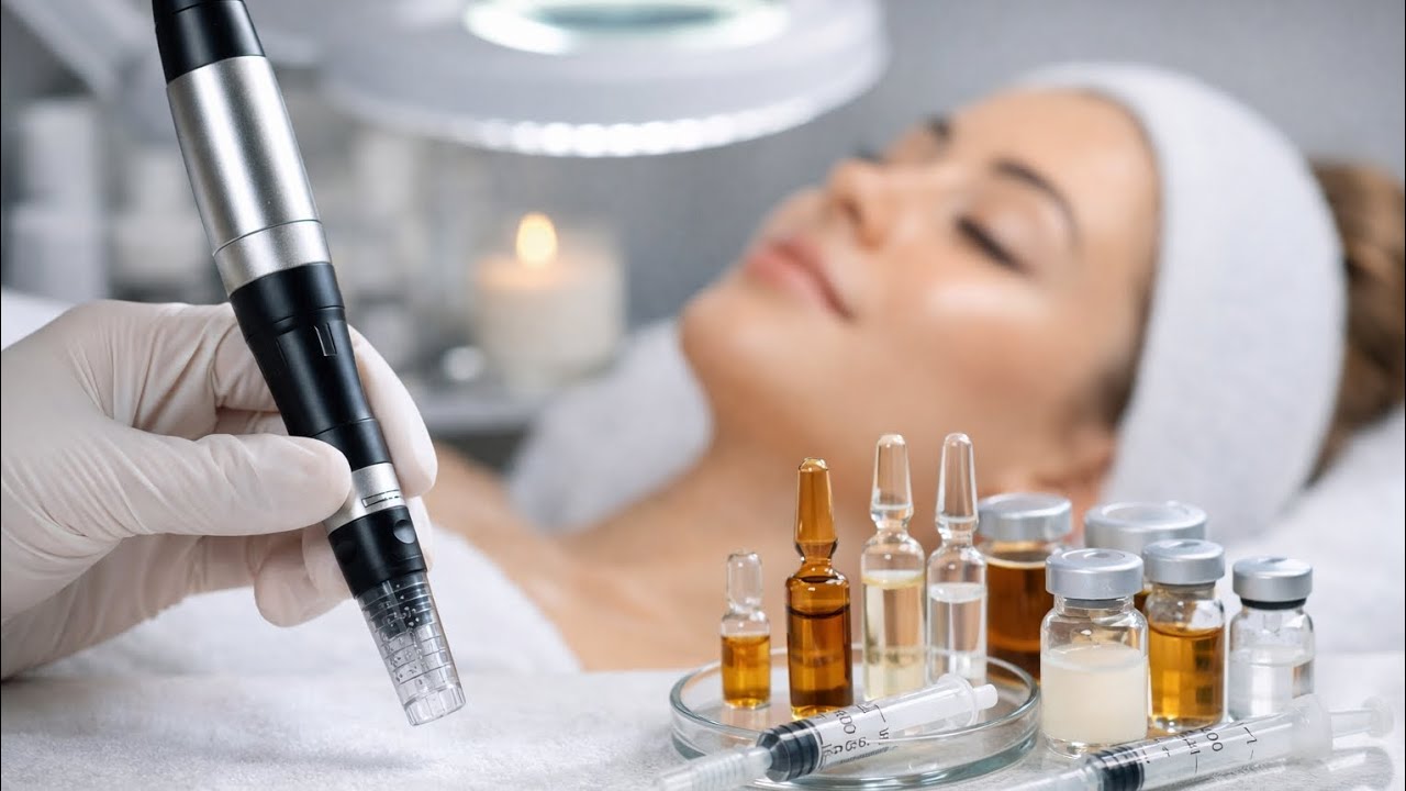#خطوات_جلسة_ديرمابن لعلاج اثار الحبوب واعطاء البشره نضاره ونعومة وترطيب #ديرمابن 