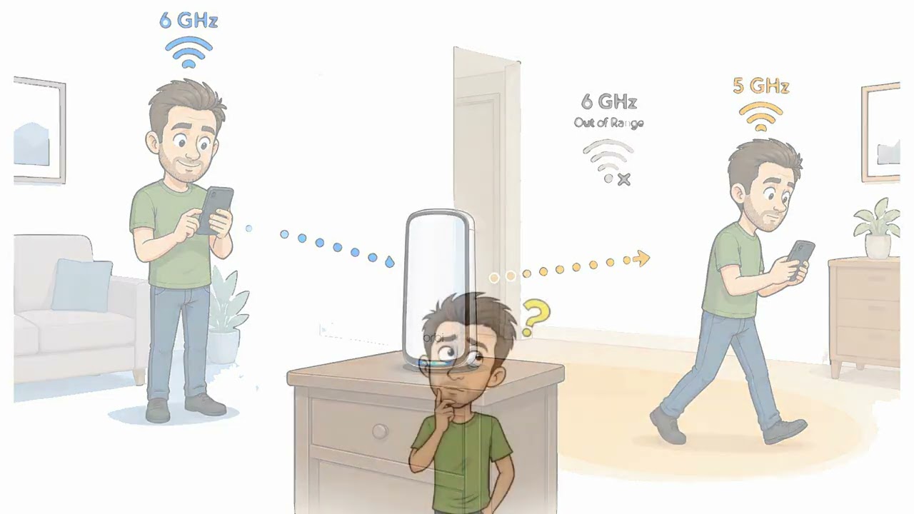 Wi-Fi 5 ГГц против 6 ГГц: скорость, дальность действия и какой из них использовать (2026)
