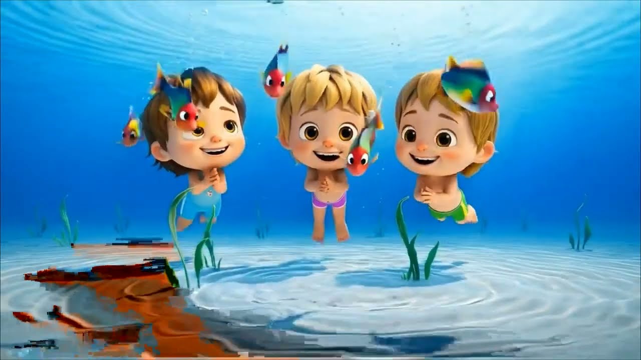 Swish Swish Fish 🐟 | Gentle Playful Water Song for Kids