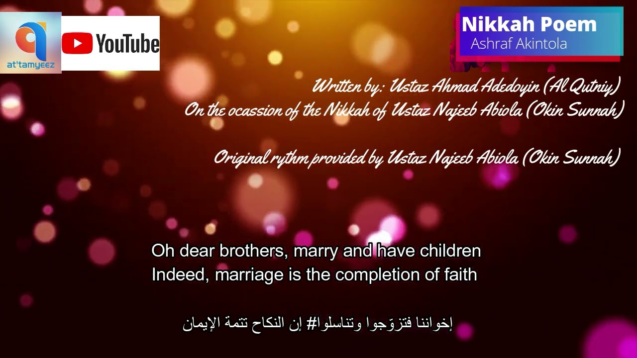Nikkah poem