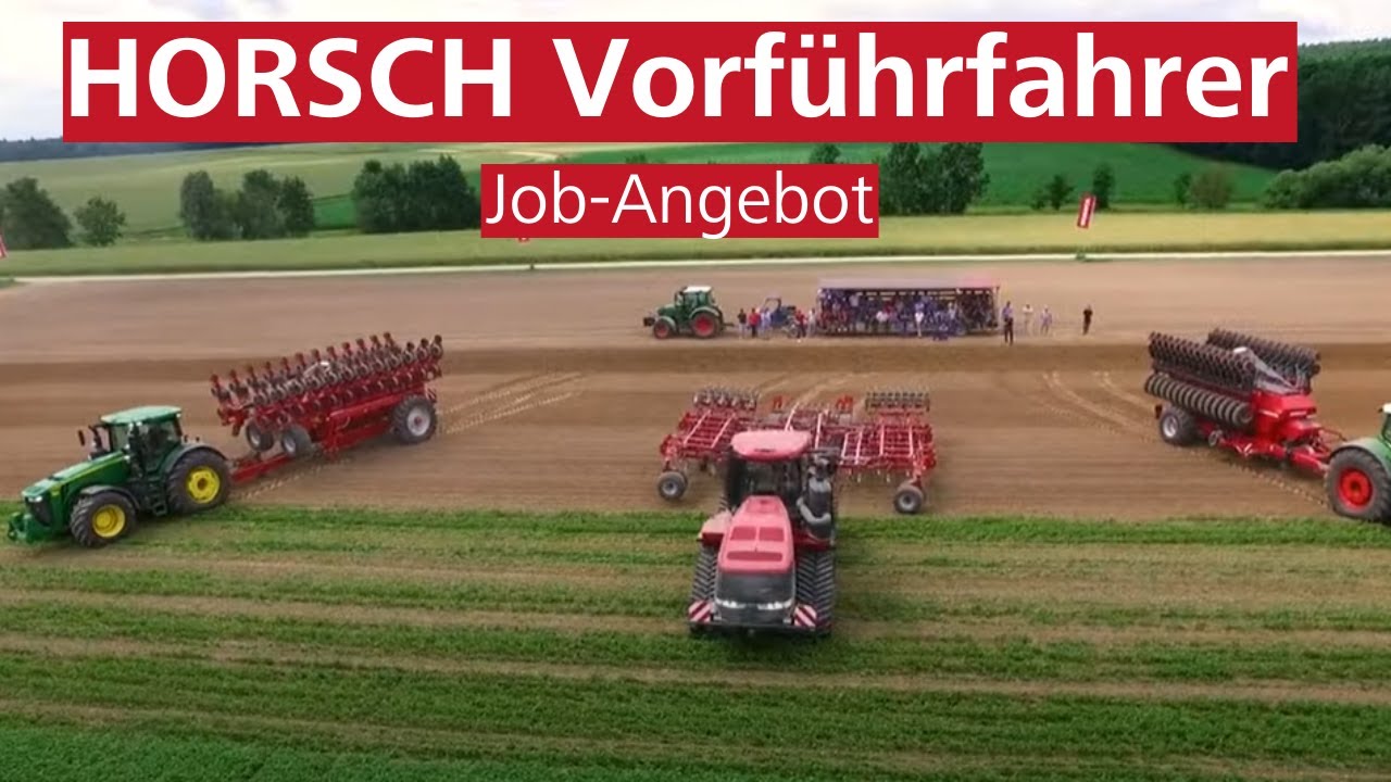 HORSCH Vorführfahrer