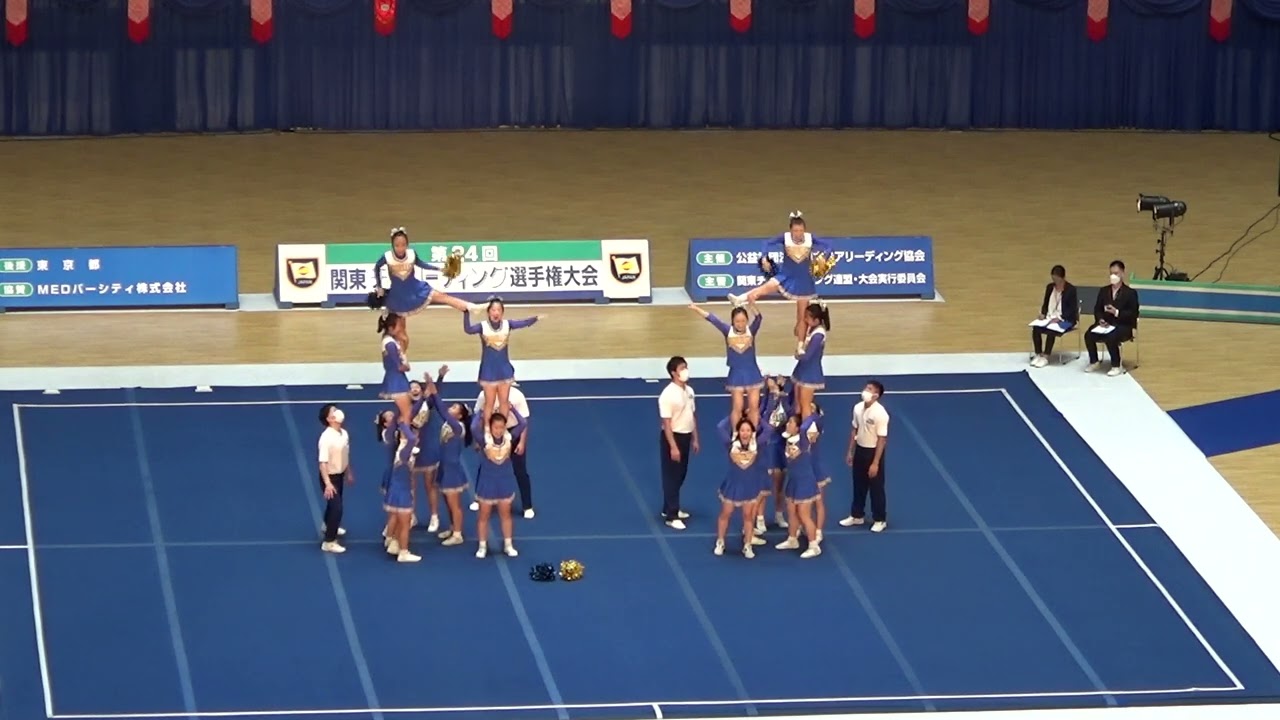 横浜女学院高等学校 GAZELLES 3位 自由演技競技DIVISION２ 高等学校の部 関東大会 2022.5.14