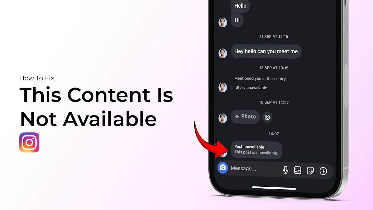 How To FIX This Content Is Not Available On Instagram?