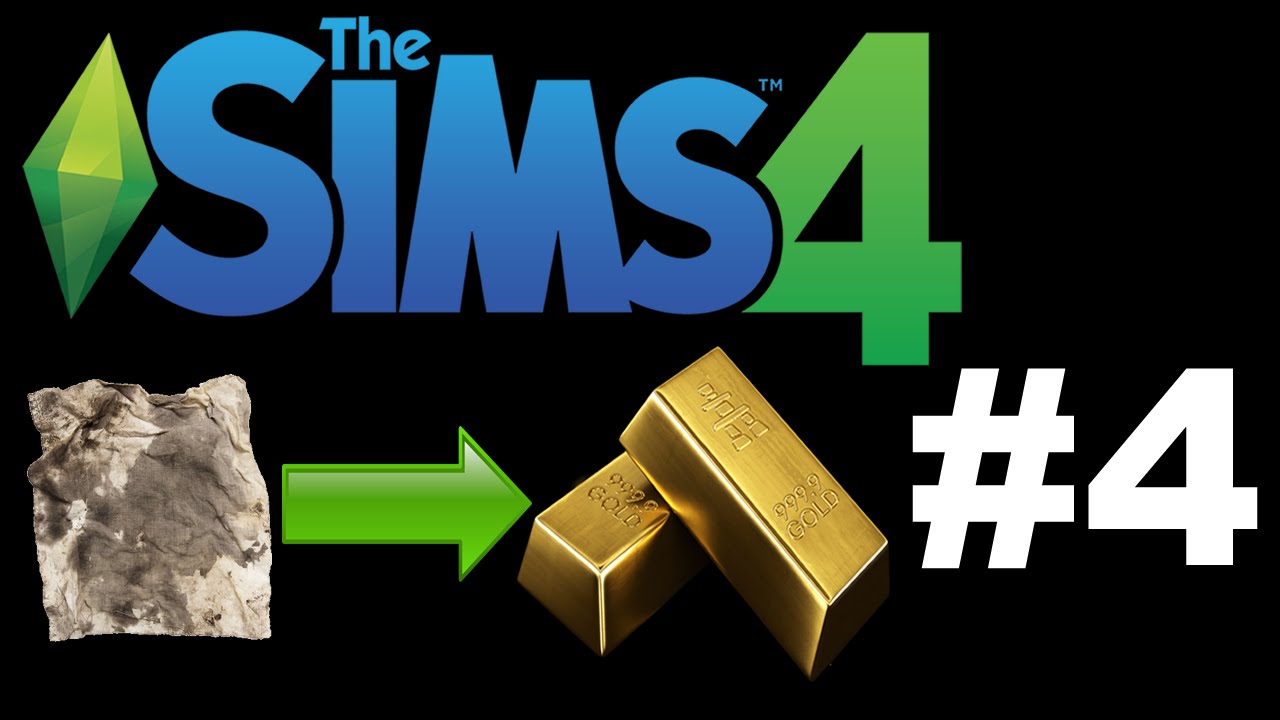 Lets Play The Sims 4 - Rags to Riches Challenge! - Part 4 - Marquez Fished Out An Apple And Ate It!