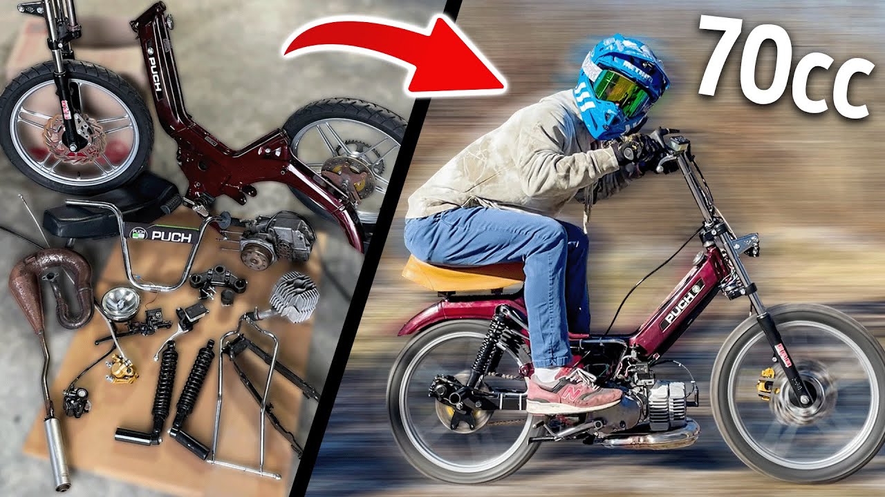 Fully Rebuilding My DREAM STUNT MOPED