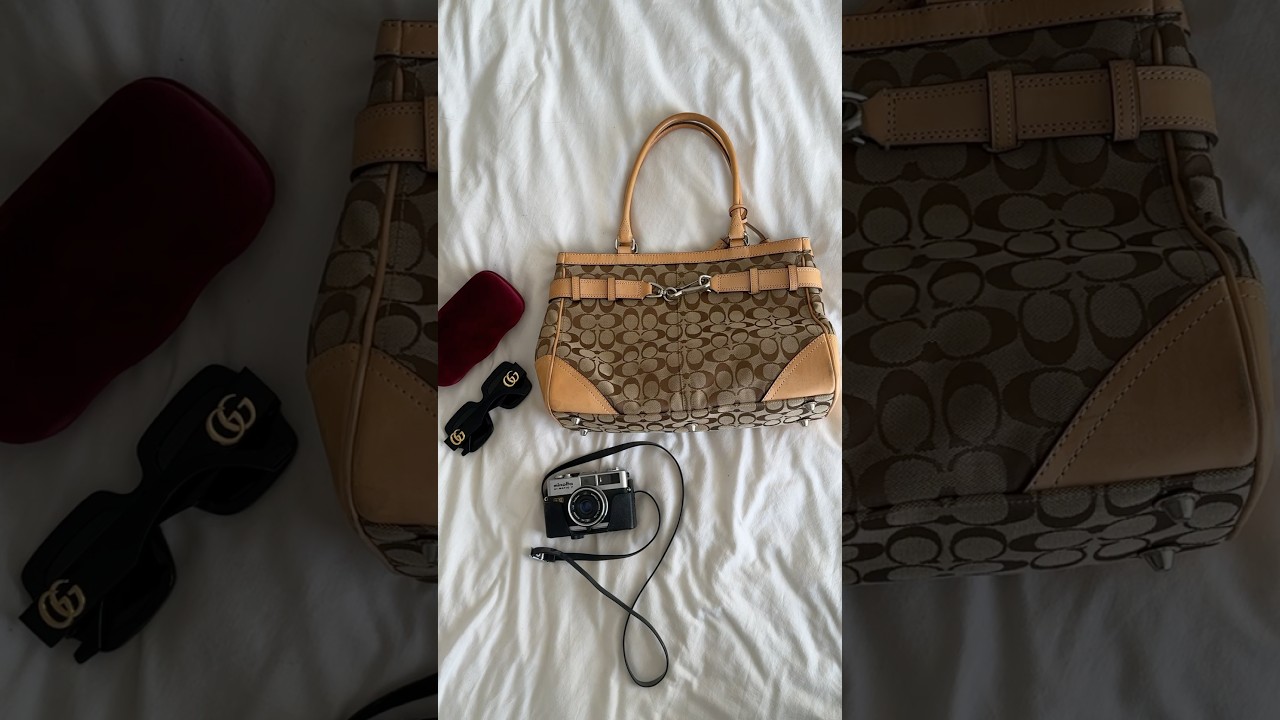 Coach Bag, listed and available☺️ #vintedhaul #casualbag #handbags #preloved #vintage #fashion