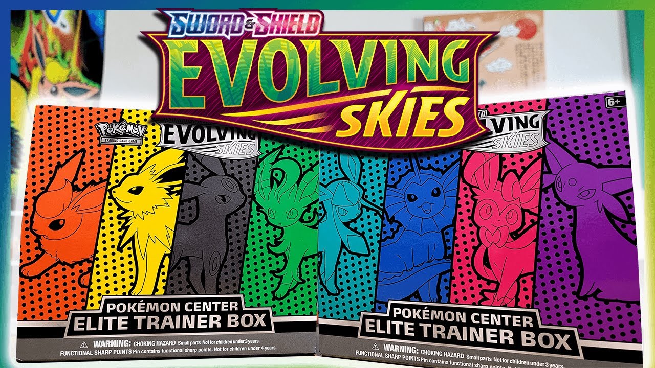 *EXCLUSIVE!* Pokemon Center EVOLVING SKIES Elite Trainer Box Opening!!