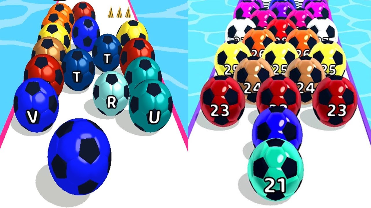 AZ Run VS Marble Run 3D - All Levels Gameplay Android iOS Ep 1