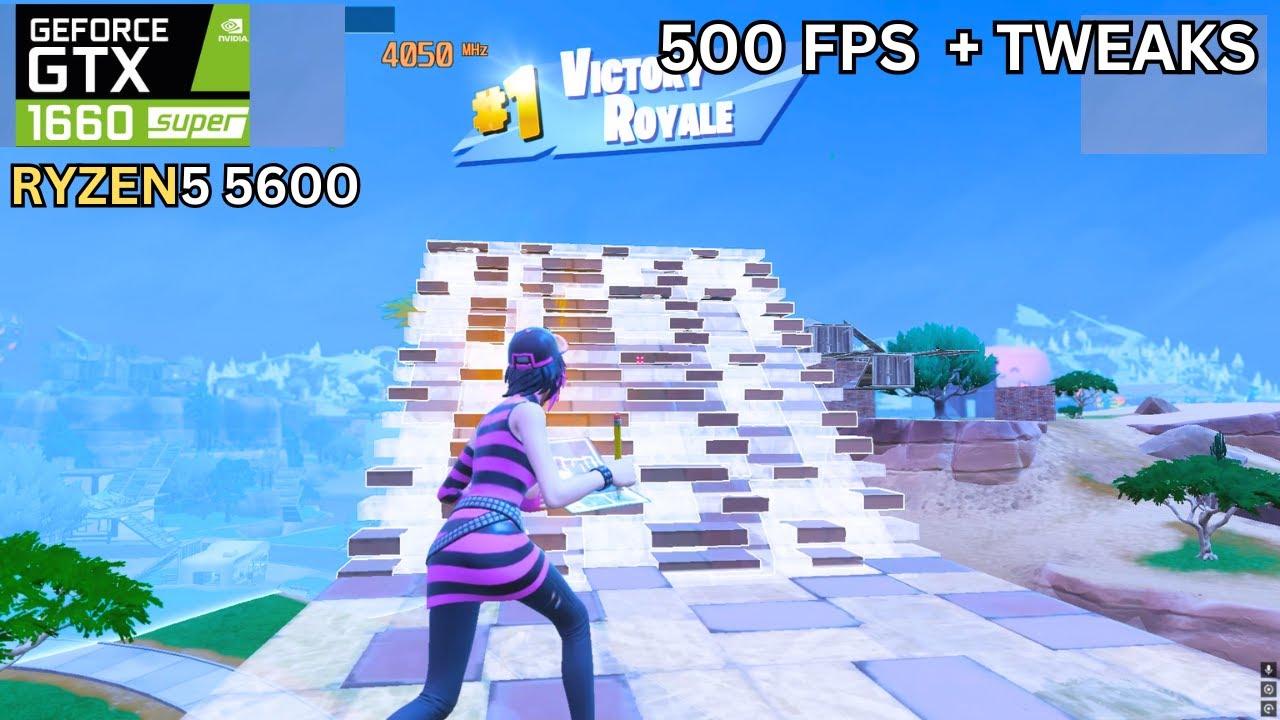[TWEAKS] GTX 1660 SUPER RYZEN 5 5600 FORTNITE RANKED