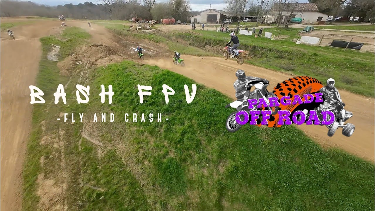 Drone FPV vs Motocross au circuit de Pargade off road (18/03/2023)