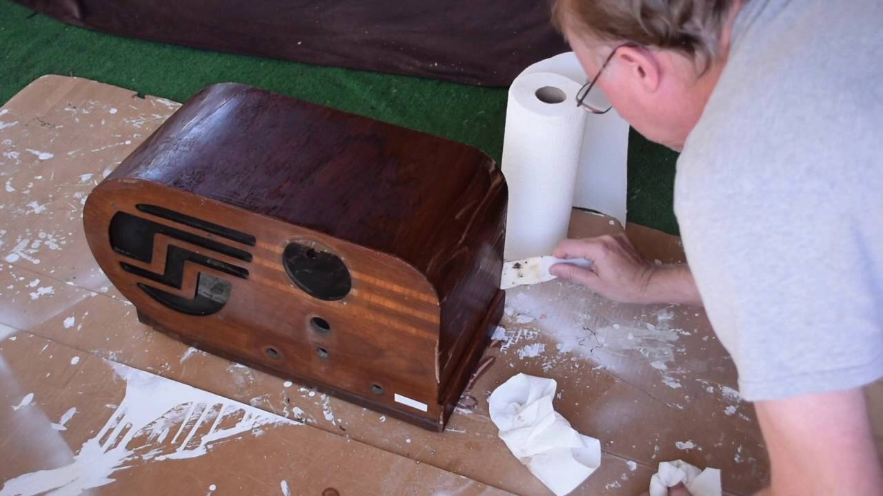 Philco Bullet Cabinet Restoration 1