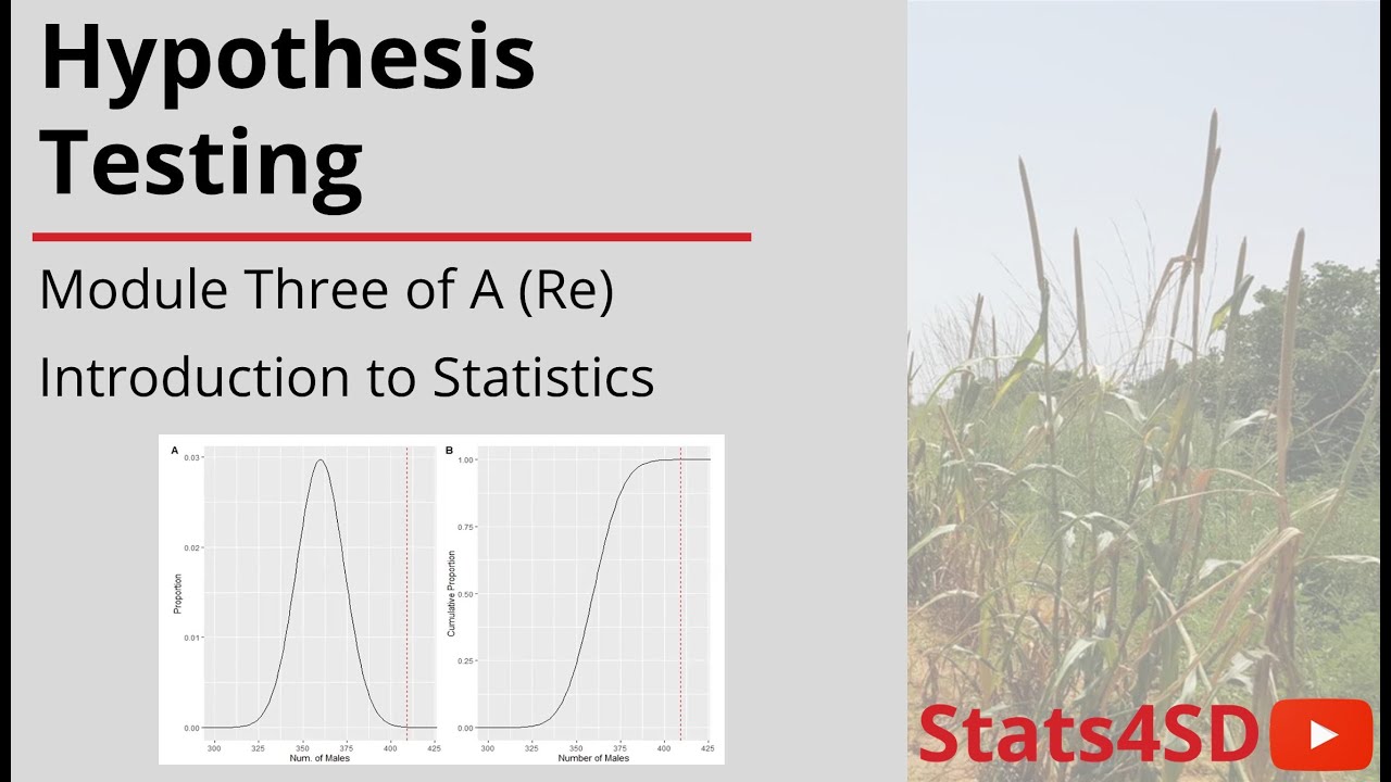 Hypothesis Testing - A (Re)Introduction to Statistics Module 3