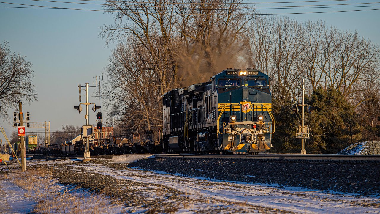 NS 29P at CP320 in Wauseon, Ohio with NS4851 (TAG) leading and friendly crew!!!