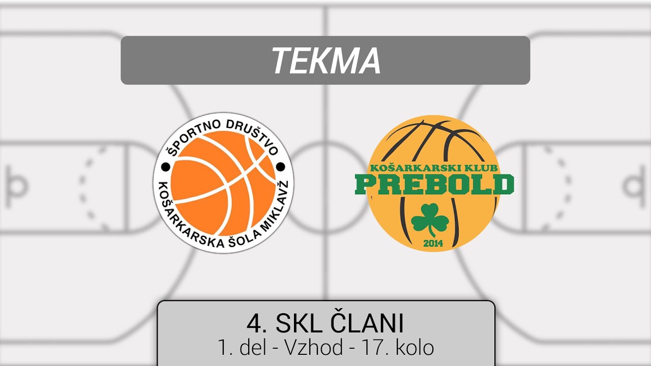 Kovinarstvo Bučar Miklavž - Prebold Vrtine Palir | 4 SKL - 17.KOLO | 9.3.2024