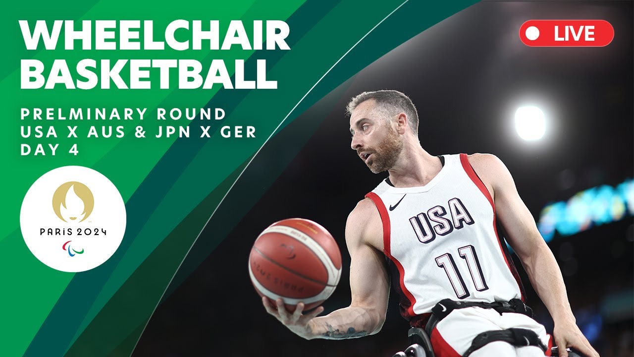 Wheelchair Basketball - Preliminary Round - Men's USA X AUS & Women's JPN X GER | Day 4