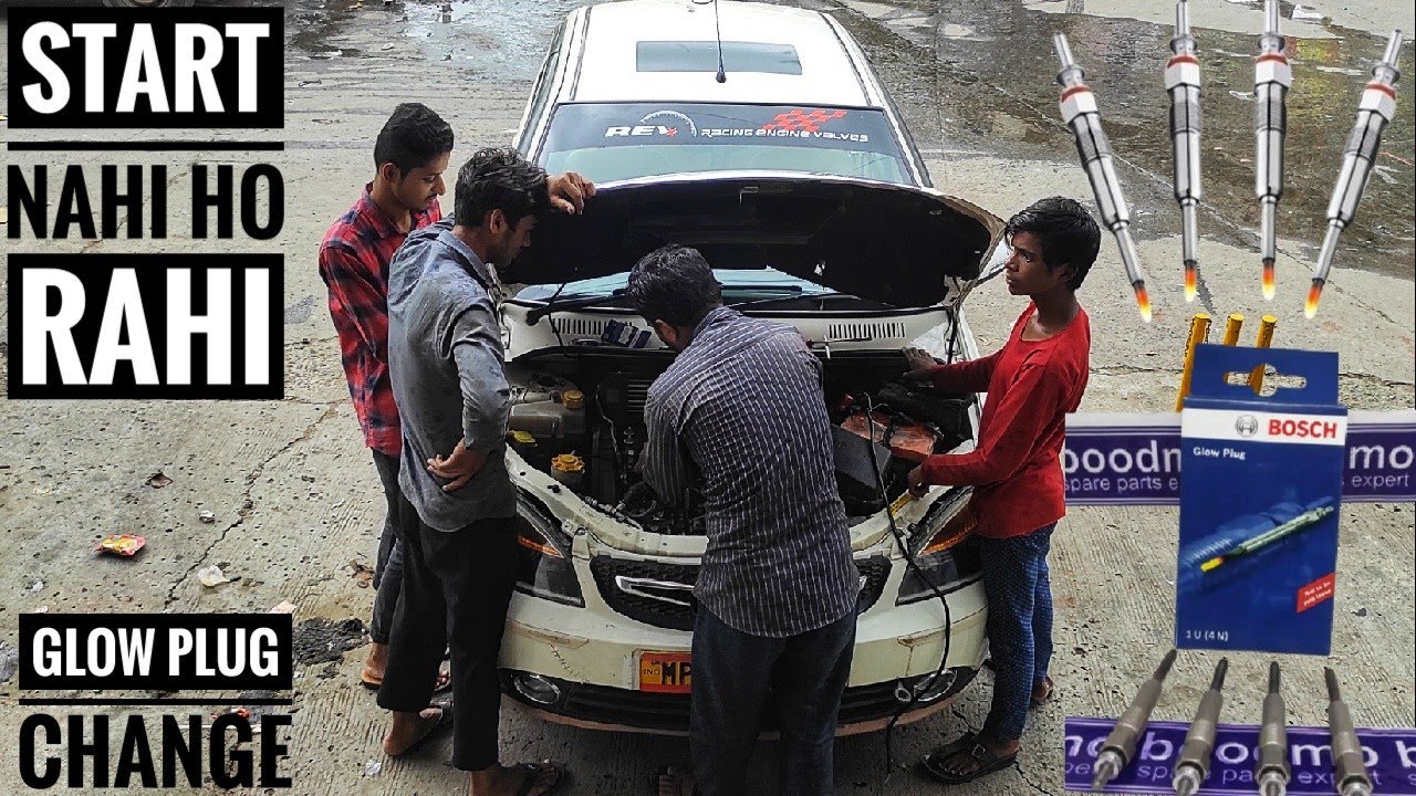 Tata Indigo cs TDI | Morning Starting  problem | Glow plug change | heater plug Diesel engine