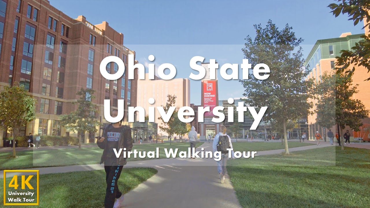 Университет штата Огайо (Ohio State University) - Виртуальная пешеходная экскурсия [4k 60fps]