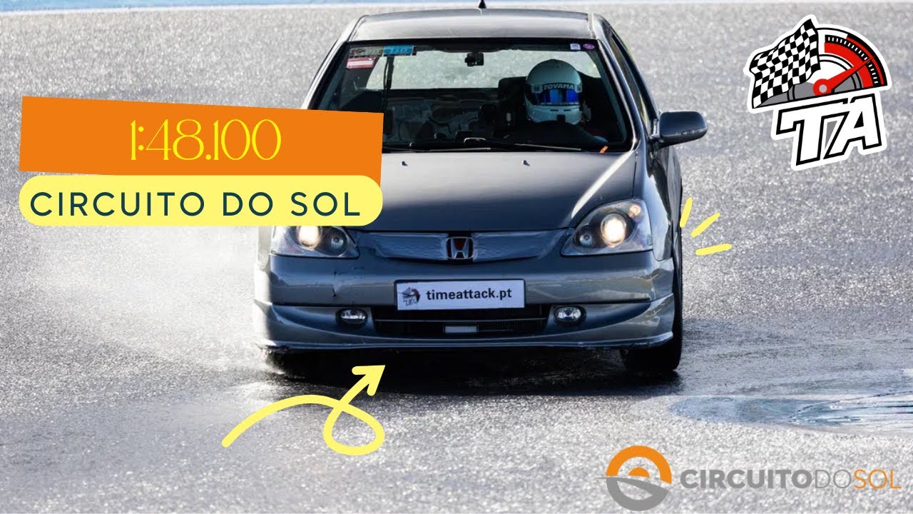 Civic EP1 | 1:48.100 at Circuito do Sol (timeattack.pt Round 2) — Wet | Nankang AR-1