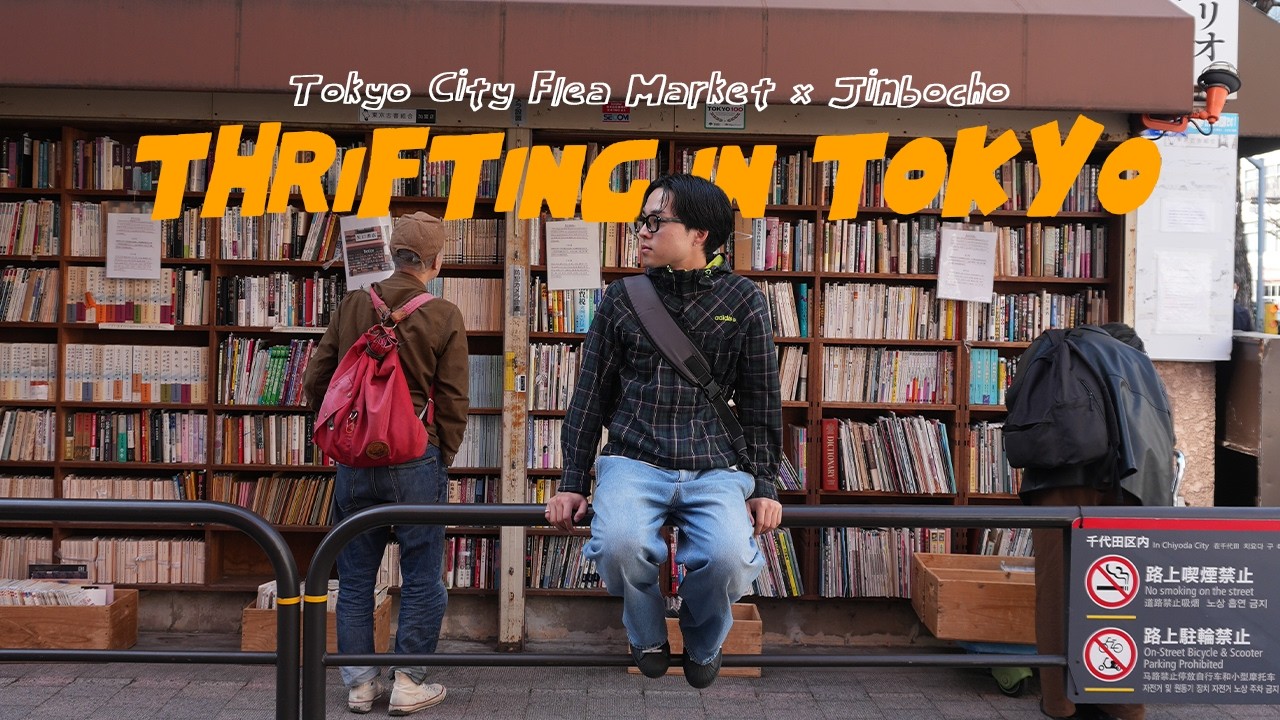 thrifting in tokyo | treasure hunting in tokyo city flea market and jinbocho