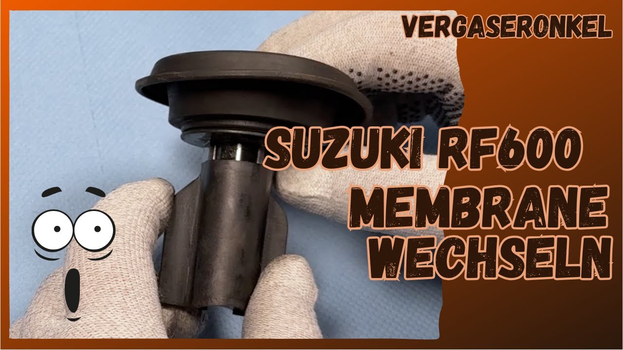 Membrane Suzuki RF600 BJ.93-96 wechseln, Schritt für Schritt vom Vergaseronkel