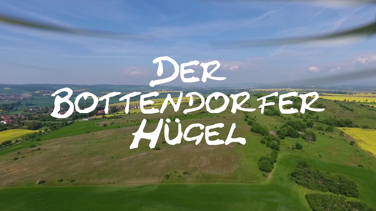 Drohnenflug von Rossleben Richtung Bottendorf im April 2017