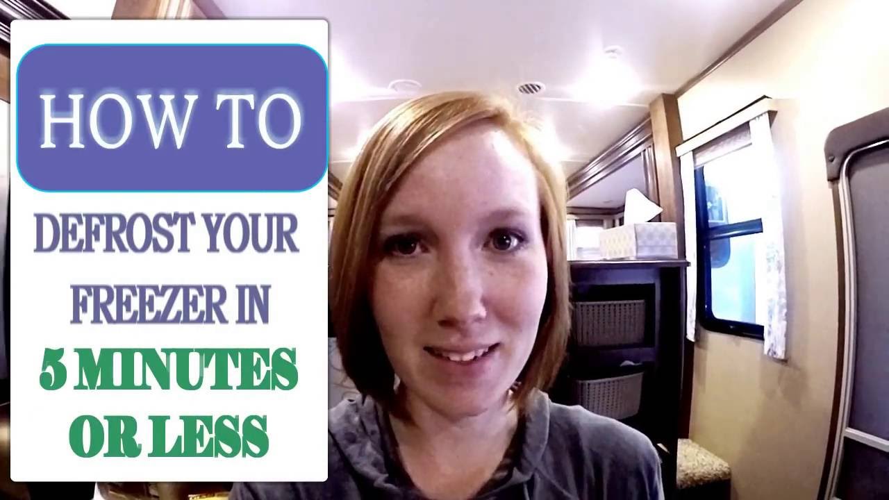 How to Defrost Your Freezer in Less than 5 minutes!