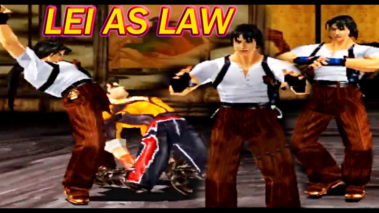 [TAS] Lei With Law's Moves Gameplay - Tekken 3 (2nd Costume) (Remake)(Requested)