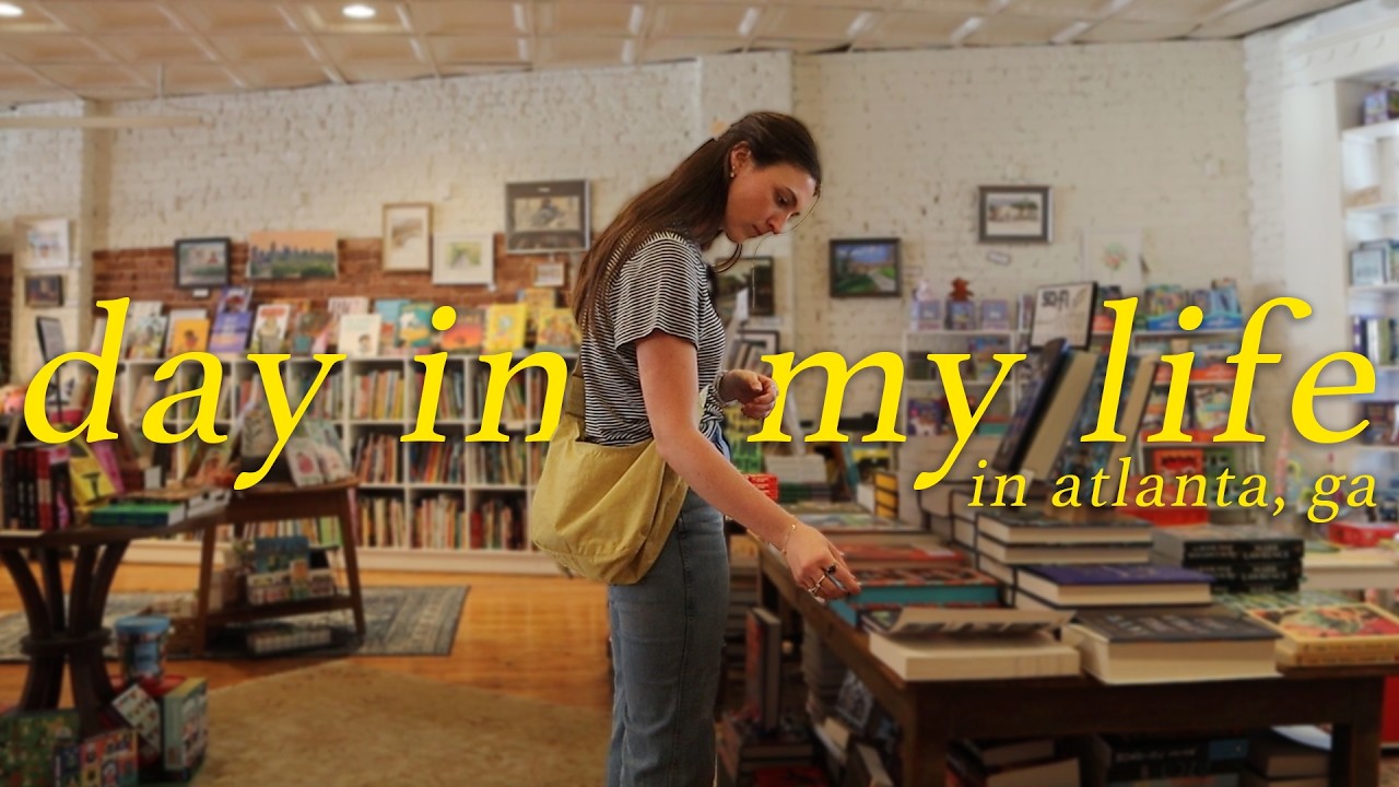 day in my life in atlanta + february books