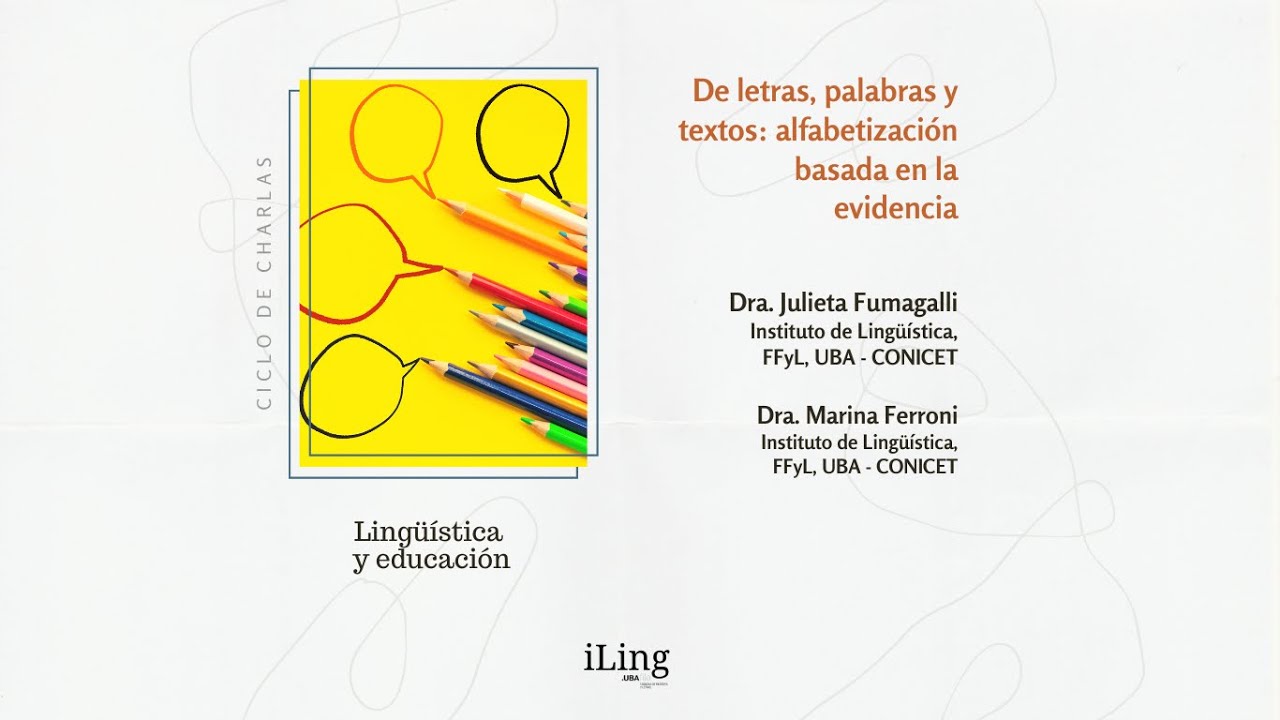 De letras, palabras y textos: alfabetización basada en la evidencia