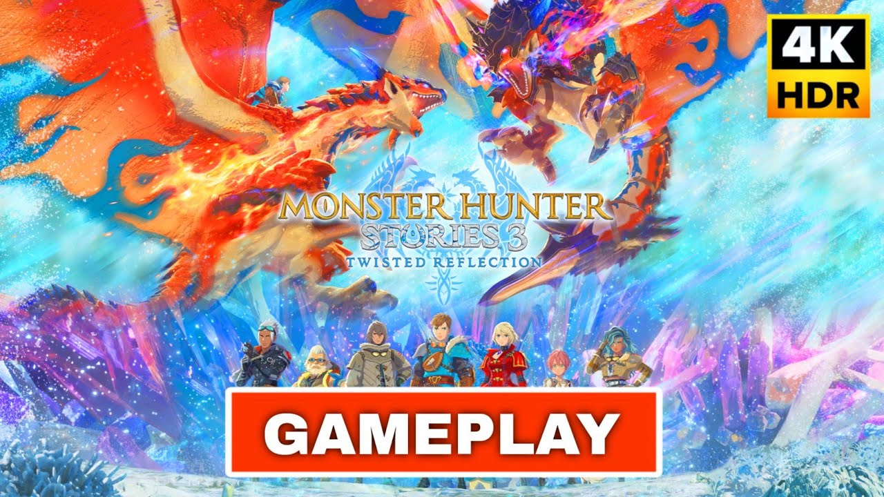Monster Hunter Stories 3 Twisted Reflection Trial Version Gameplay (4K 60FPS) No Commentary