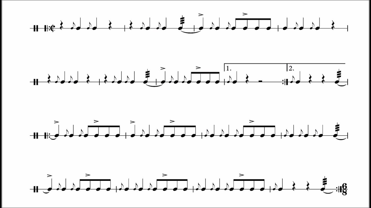 Amerikanischer Fußmarsch   Tempo 108