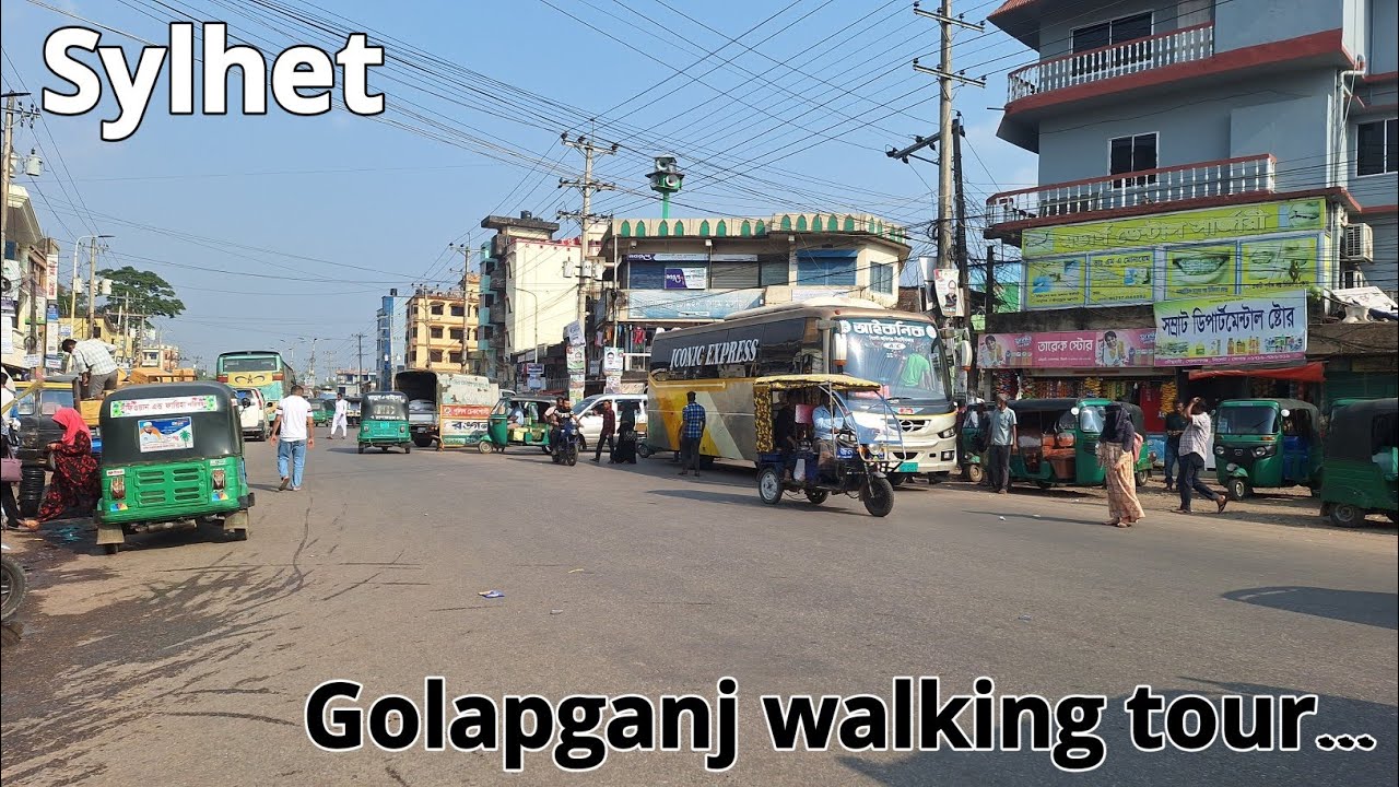 Silent Walking Tour in Golapganj, Sylhet | Slow Life & Peaceful Streets
